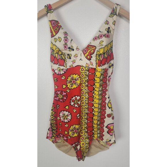 Rose Marie Reid Other - Vtg. 60's Women's Sz. S Rose Marie Reid Floral Retro One Piece Swimsuit